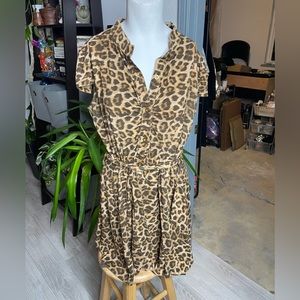 Leopard print dress
